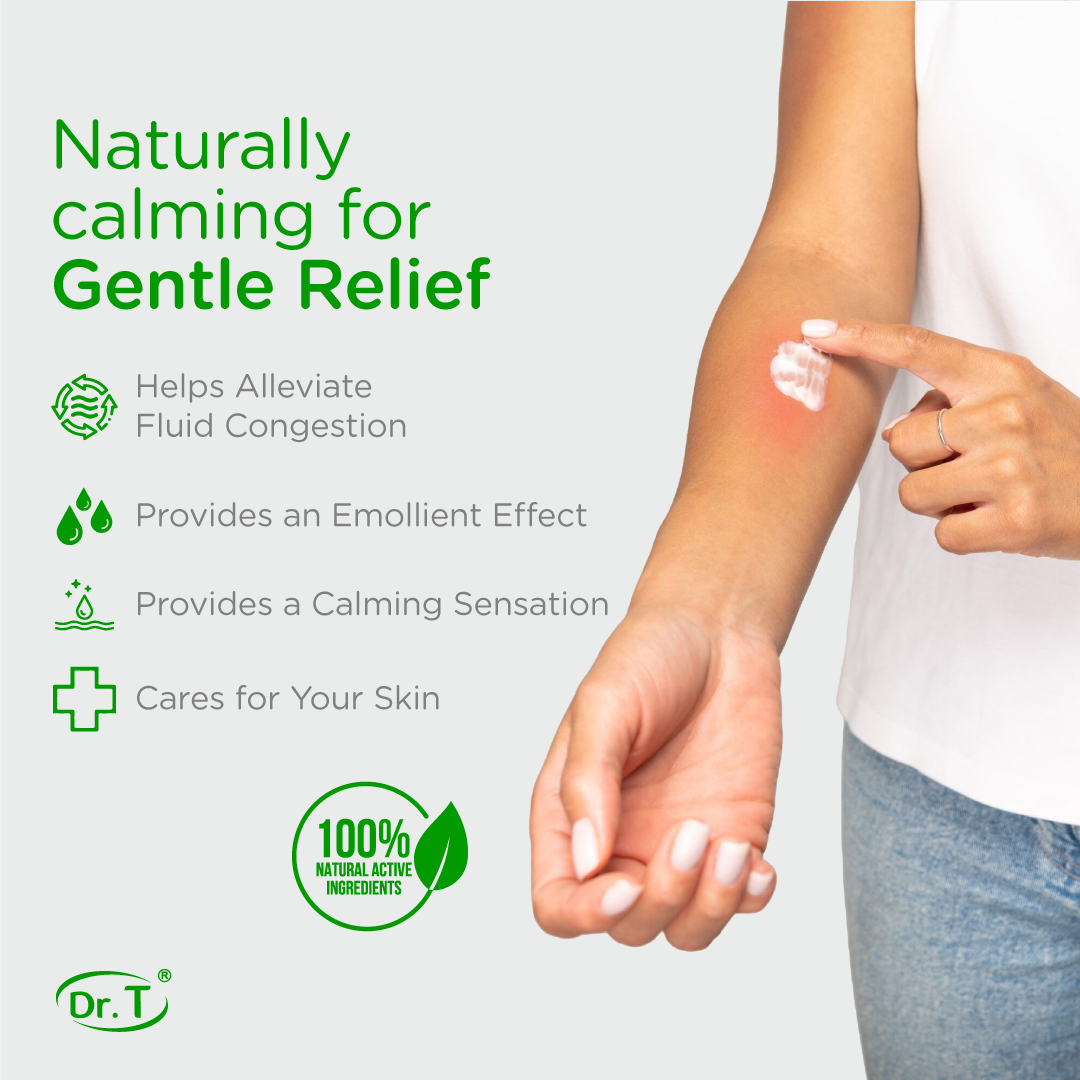 Spider Vein Cream providing gentle relief for fluid congestion, irritation, and sensitive skin care