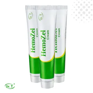 3-pack HemoZel Cream bundle for vein discomfort, swelling, and skin soothing care