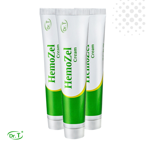 3-pack HemoZel Cream bundle for vein discomfort, swelling, and skin soothing care